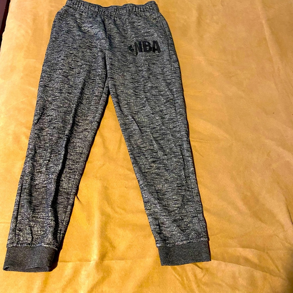 NBA sweats, large, dark grey